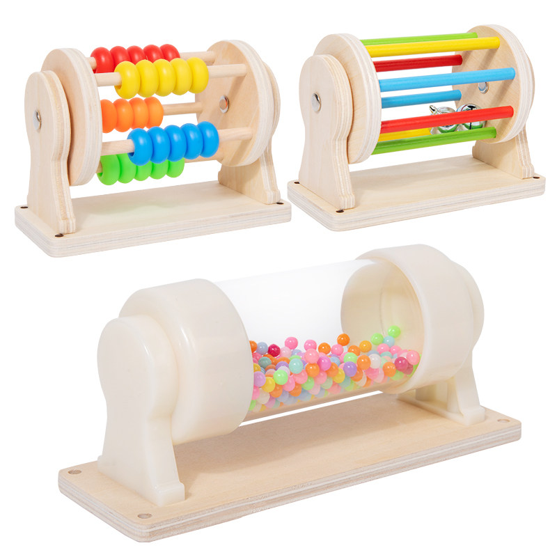 支架雨声滚筒算珠蒙氏早教教具宝宝益智木质玩具diy忙碌板配件,淘宝优惠券,粉丝福利购,淘宝优惠卷