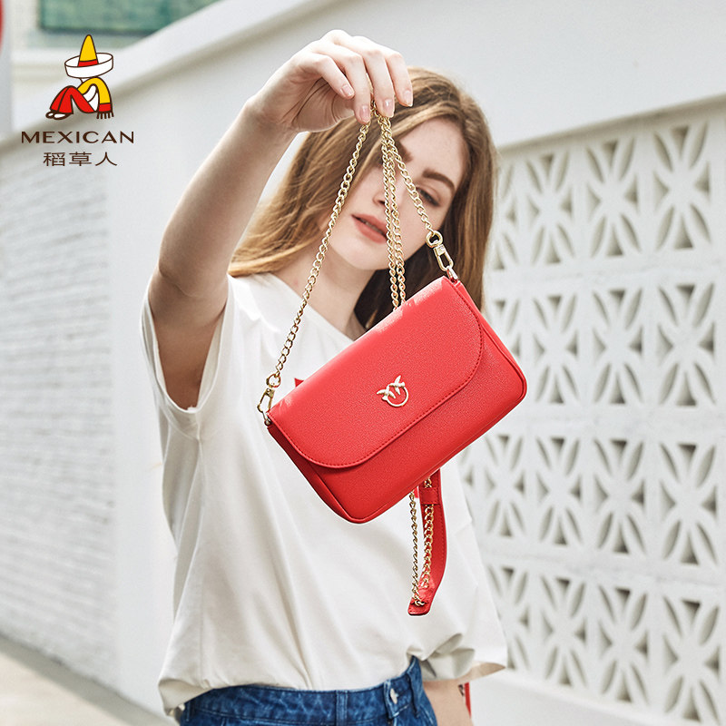 稻草人2020新款潮手机包斜挎女包 mexican稻草人海鲸女士包袋