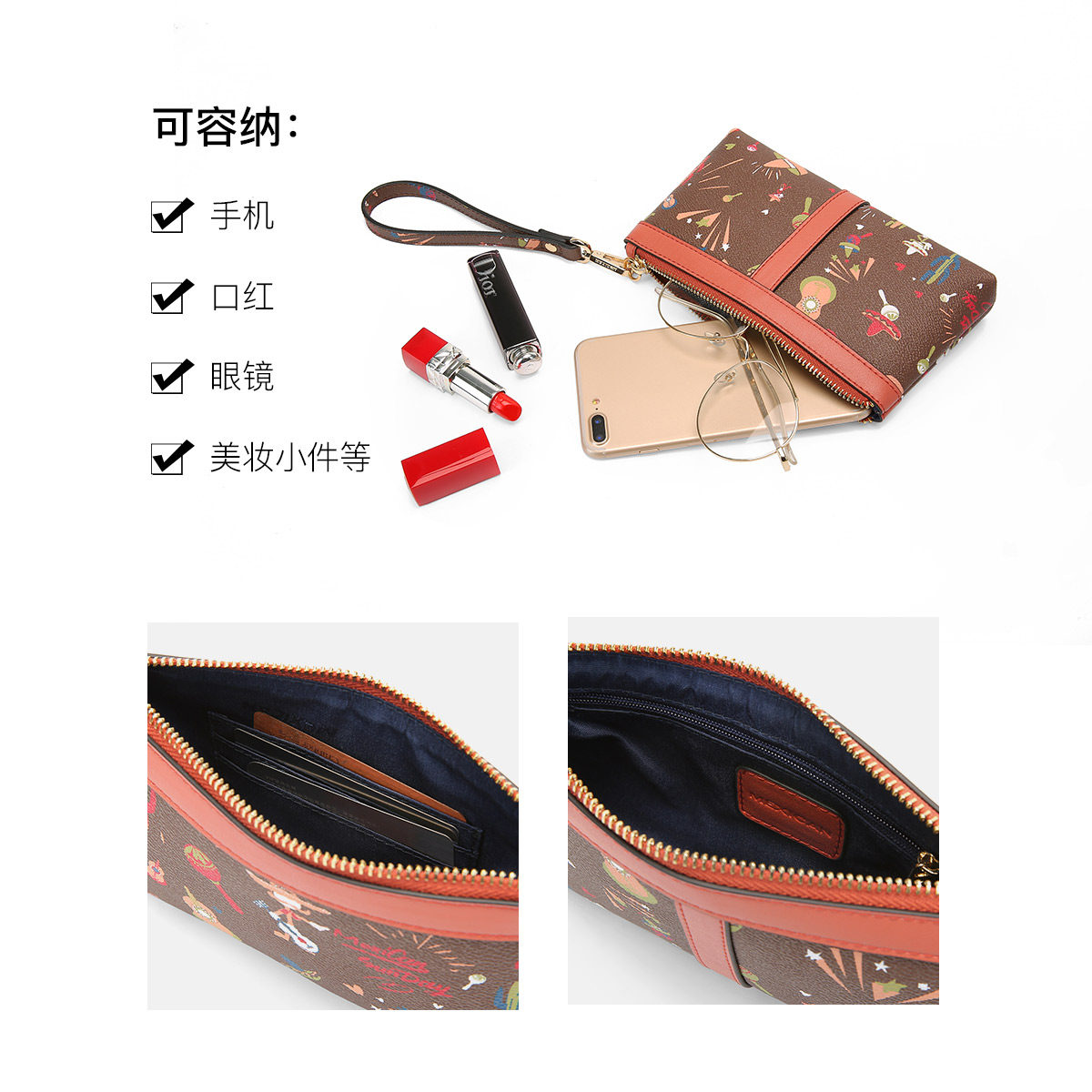 稻草人女2020新款可爱大容量零钱包 mexican稻草人海鲸钱包