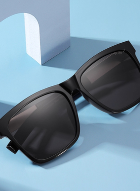 川久保玲方形大框墨镜近视偏光眼镜男士开车太阳镜潮圆脸防紫外线