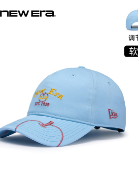 NEW ERA纽亦华26新品趣味水果刺绣弯檐棒球帽男女同款软顶NE920