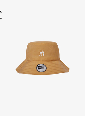 NEW ERA纽亦华MLB刺绣变色LOGO轻便遮阳户外NY渔夫帽男女同款NE