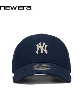 NEW ERA纽亦华26新品MLB做旧水洗遮阳弯檐棒球帽男女软顶NE920