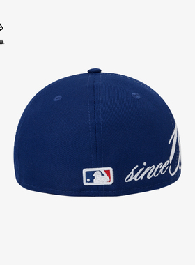 NEW ERA纽亦华26新品MLB刺绣棒球帽子平檐微弯檐LA硬顶NE5950
