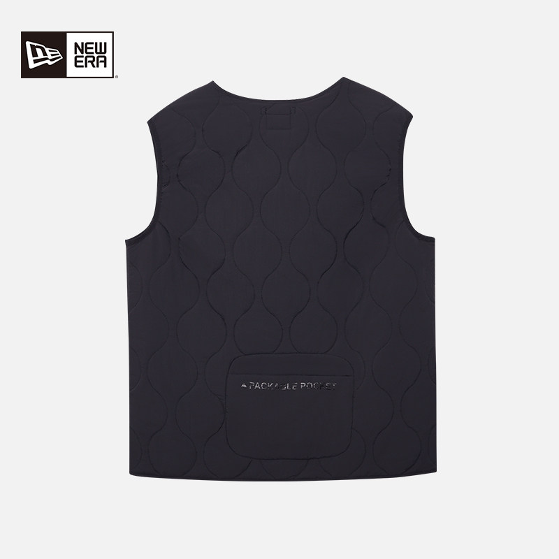 New Era纽亦华秋冬新款梭织保暖夹棉马甲男女户外便携可收纳背心,淘宝优惠券,粉丝福利购,淘宝优惠卷
