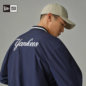 New Era纽亦华春夏MLB梭织夹克外套潮流酷情侣棒球服