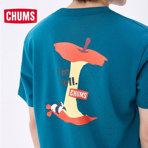 CHUMS洽洽鸟运动户外休闲短袖男女同款运动半袖百搭T恤CH01-2372 - 图2