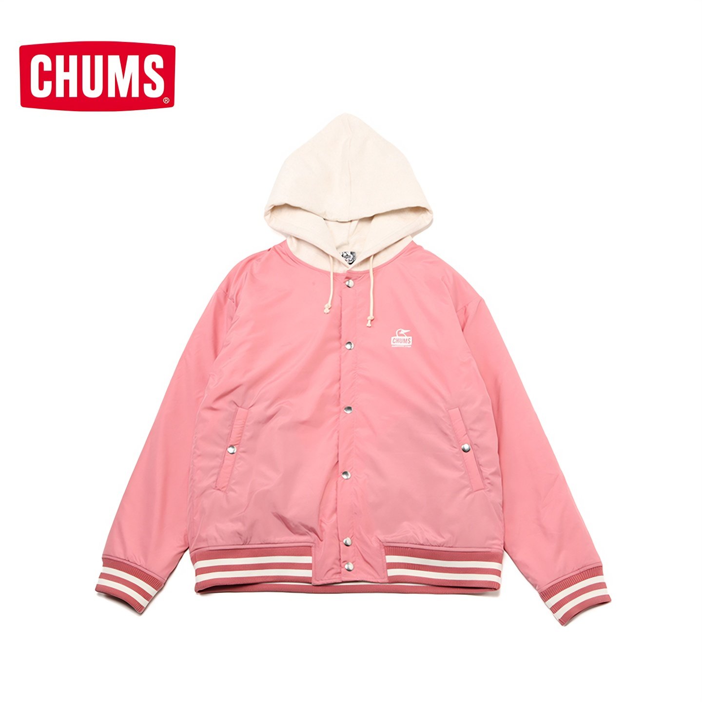 CHUMS洽洽鸟运动休闲夹克连帽棒球外套加厚男女款秋上衣CH00-1465,淘宝优惠券,粉丝福利购,淘宝优惠卷