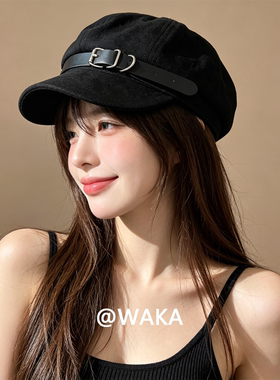 WAKA十字架显脸小报童帽