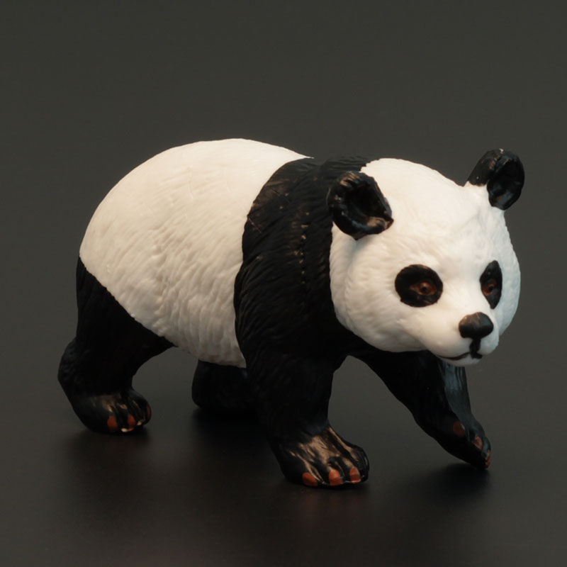 实心仿真动物模型动物园玩具套装国宝大熊猫宝宝滚滚食铁兽礼物-图2