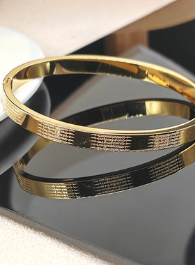 五条经文卡扣手镯简约民族风新款式手镯厂家现货直供