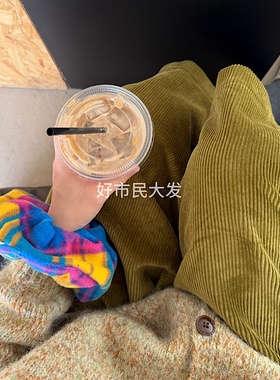 大发试验站 自制毛绒彩色格子大肠发圈高级感丸子头秋冬ins皮筋女