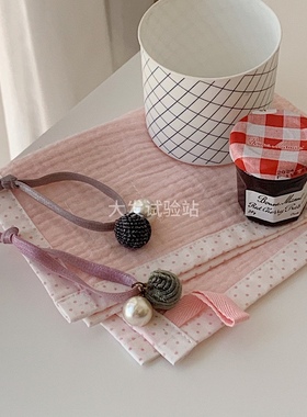 自制弹力打结珍珠球球手链个性女