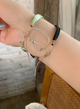 民族风嬉皮风小众手链夏日叠戴