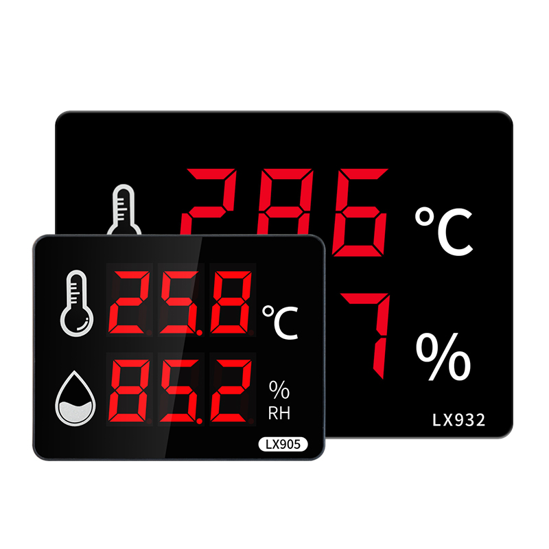 温湿度计表大屏显示仪器高精度实验室内养殖工业冷库家专用壁挂式-图2