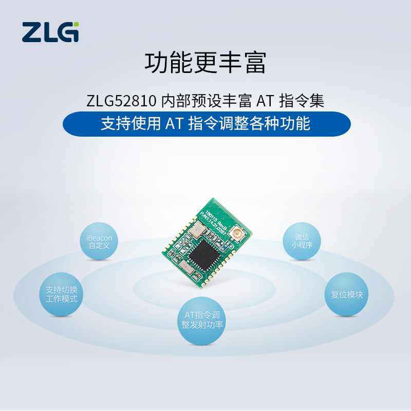 ZLG致远电子 蓝牙5.0系列透传模块/评估套件ZLG52810系列 - 图2