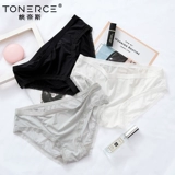 Нижнее белье, милые кружевные японские штаны для школьников, сексуальные шелковые трусы, средняя посадка