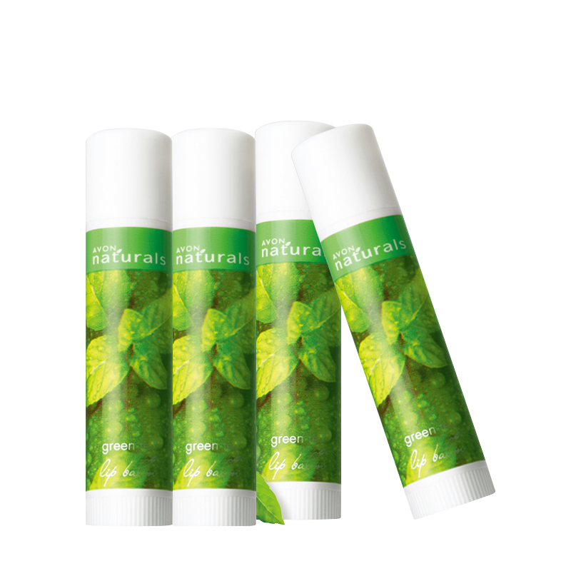 雅芳舒润清新绿茶4g滋润保湿润唇膏 avon雅芳晨曦润唇膏
