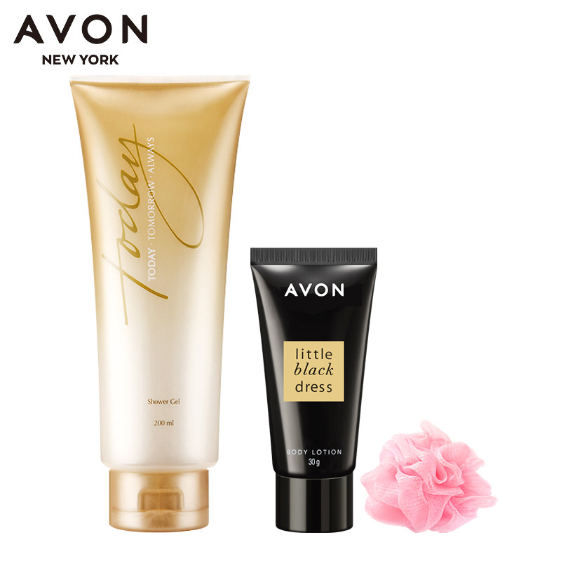 雅芳今日200ml香氛全身香沐浴露 avon雅芳晨曦沐浴露