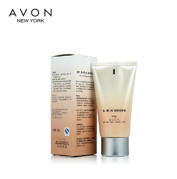 雅芳美颜洁容霜100g洁面乳 avon雅芳晨曦洁面
