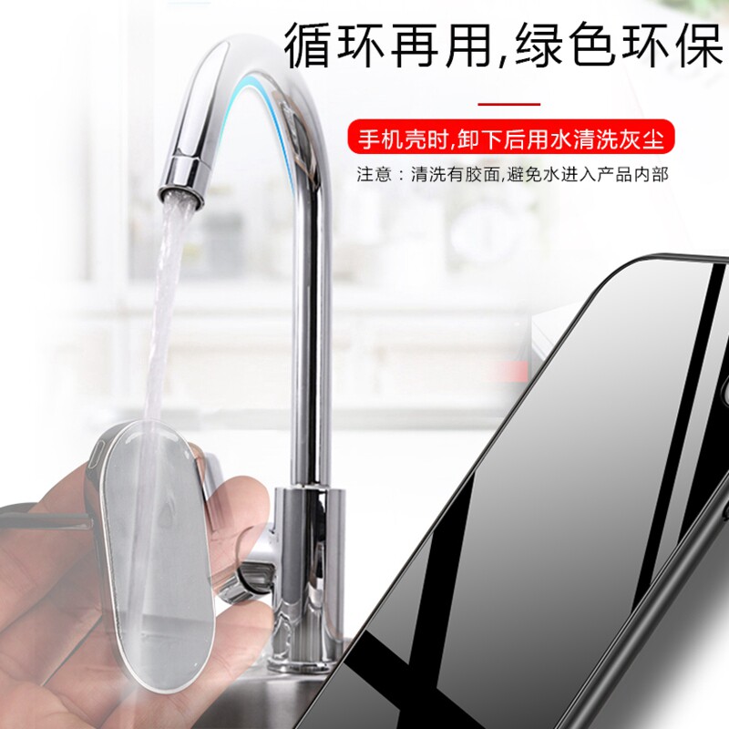 Ring buckle lighter rechargeable windproof creative personality multifunctional mobile phone holder cigarette lighter engraving gift for men