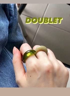 戒圈戒指女款素圈指环