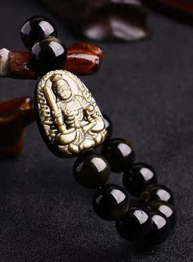 不动明王生肖鸡八大守护神手链
