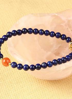 天然无染色水晶佛珠单圈手链