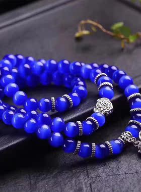 百搭多层猫眼石如意貔貅手链