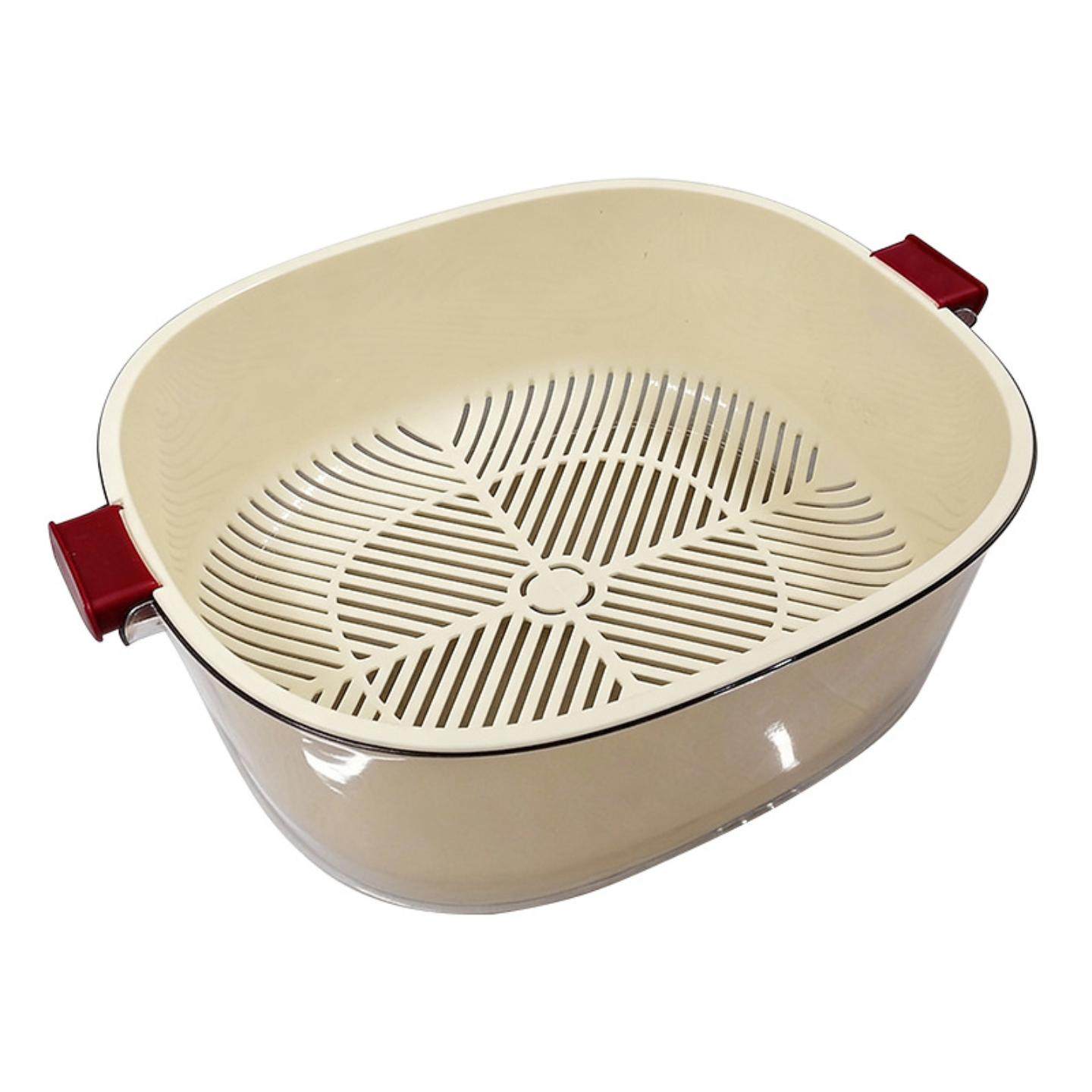 双层洗菜盆沥水篮厨房用品家用水果盘客厅淘米洗水果蔬菜篮子,淘宝优惠券,粉丝福利购,淘宝优惠卷