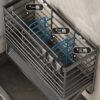 Kitchen chopstick tube household drain transparent storage rack