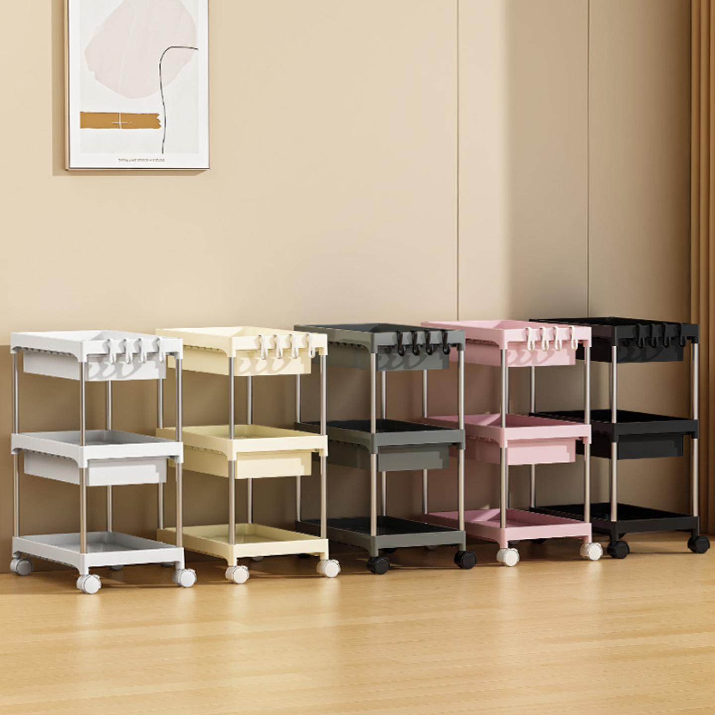 零食置物架落地可移动小推车家用抽屉式收纳柜多层客厅夹缝储物柜,淘宝优惠券,粉丝福利购,淘宝优惠卷