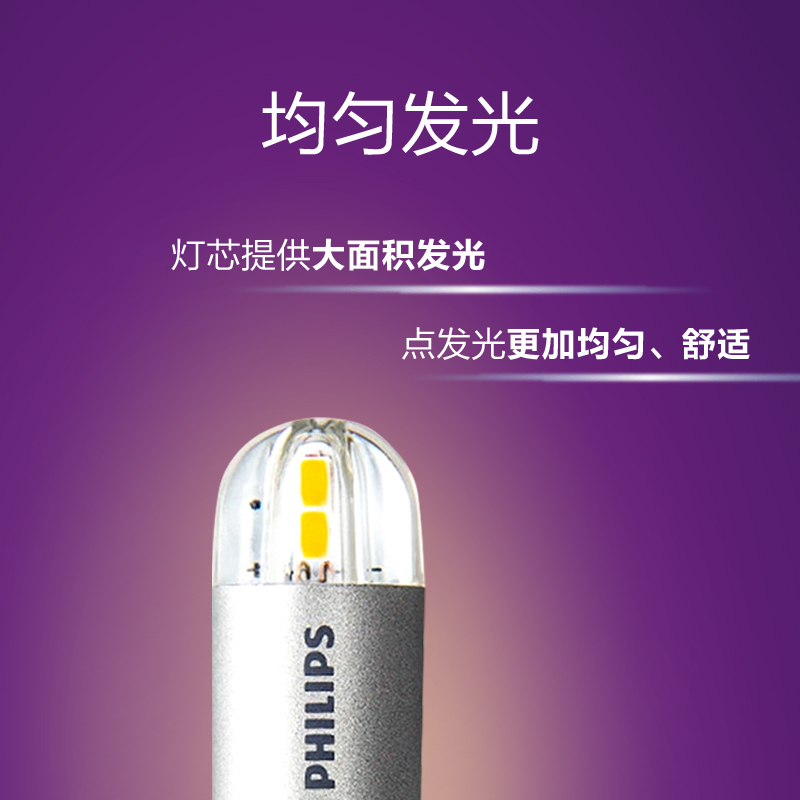 飞利浦LED灯珠 G4灯珠 12V1.2W/2W 水晶灯灯泡 插脚灯泡射灯灯泡 - 图1