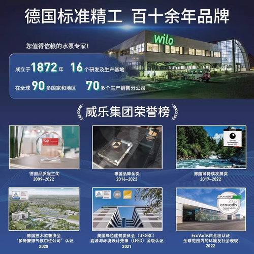 德国wilo威乐全自动原装变频增压泵别墅家用大功率自来水稳压水泵 - 图3