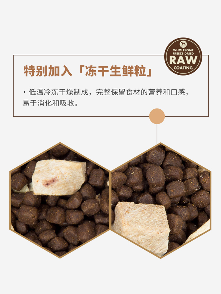 Benefits倍内菲狗粮全价天然无谷小型犬生鲜冻干粮1.8KG 泰迪比熊