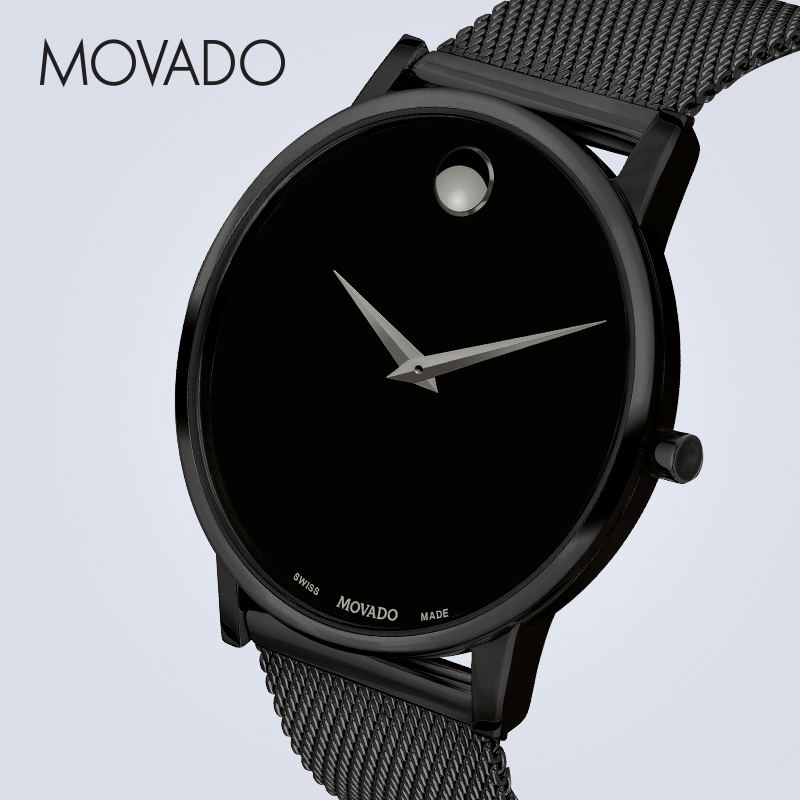 Movado/摩凡陀博物馆系列米兰编织链石英手表男表女表经典时尚