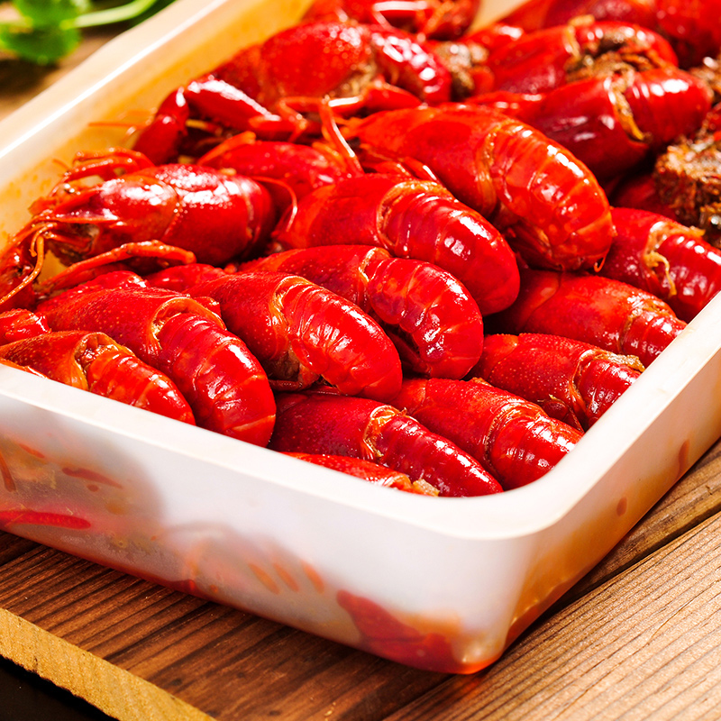 洪湖清水旗舰店洪湖清水麻辣小龙虾龙虾尾即食大龙虾调味虾香辣小龙虾89.9元两盒1
