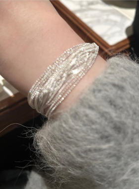 璀璨银河。小众设计感多层手链