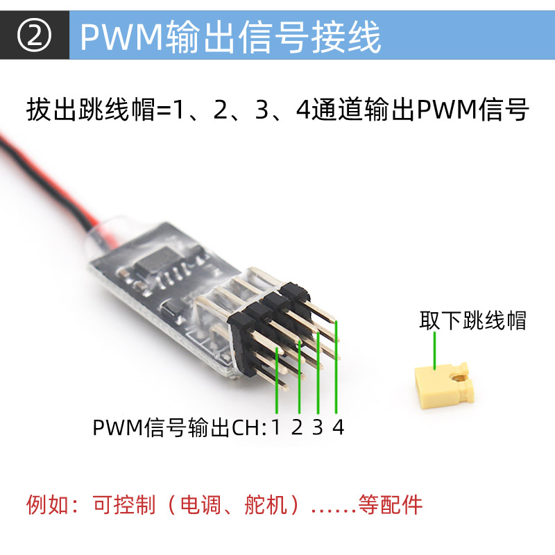 航模遥控器接收机SBUS转PPM信号或PWM 转换器模块 MC/天地飞/FS等 - 图1