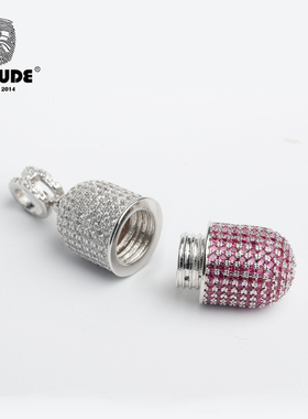 美国项链锆石街头嘻哈男女同款