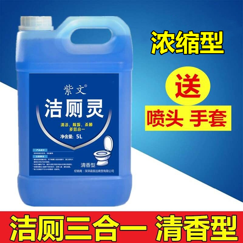 大桶装10斤洁厕灵马桶清洁剂强力除垢去黄清香型厕所除臭洁厕液剂