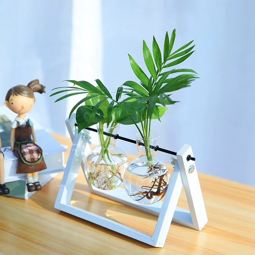 Глаза -Защита гидропонной растения стеклянная бутылка Гидравлическое настольное рабочие столы декоративные общежития офисная комната Зелено