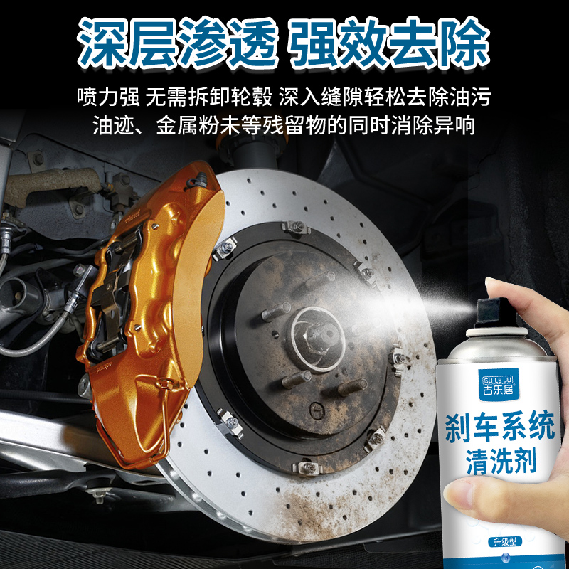 Brake system cleaner, rust remover and squeak remover