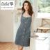Xuân hè 2019, thon gọn, thời trang, thời trang, váy denim, khí chất của phụ nữ, ngọt ngào, đầu thu, đầm quây - váy đầm váy nữ váy đầm