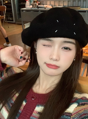 帽子贝雷帽出游韩系休闲女秋冬