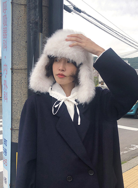 毛绒帽子女冬季雪地加厚雷锋帽