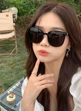 可折叠墨镜女夏季超轻大脸偏光