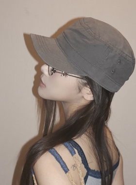 工装平顶鸭舌帽男女通用
