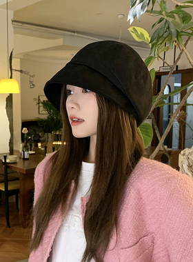 帽子贝雷帽出游韩系百搭女秋冬