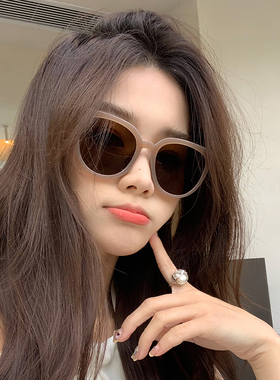 防紫外线方形甜酷女墨镜